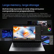 Lenovo 14.1" Laptop, Powerful Notebook A14H, Large Battery Capacity & Long Lasting, New Model, 14.1" HD Large Screen, Lightweight Body, Portable For Office, Thin Laptop, Business, Silver - Silver - View 4