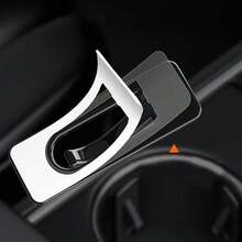 3件装车载杯架插入限位器槽防滑限位夹弹性硅胶防抖固定瓶玻璃杯饮料架 - 黑色 - 查看 7