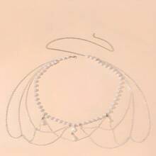 阿拉伯风流苏额头发饰 | 这款复古手工发饰做工精细，每一根流苏都散发着神秘的异域风情，展现出精湛的工艺。搭配可选配的腰饰，打造从头到腰的统一风格。 - 銀色 - 查看 6