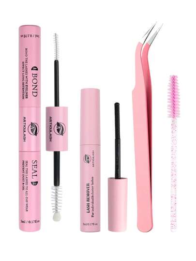 Colla e Sigillante, Strumento per rimozione, Colla per ciglie Individuali da 10 ml e Sigillante, Applicatore per ciglie, Colla e Sigillante 2 in 1 per Ciuffetti, Pennello per ciglie, Colla per ciglie a Ciuffetto, Pinzette, Sigillante per Ciuffetti, Colla e Sigillante per ciglie, Colla per ciglie, Set di Strumenti per Ciuffetti di ciglie, Strumento per Estensioni di ciglie, Set di Strumenti per ciglie