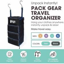 Suitcase Organizer Pack More In Your Large Or Carry On Luggage Unpack Instantly With These Compression Packing Cubes For Suitcases Hanging Shelf Organizer For Closet Black