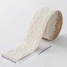 CHEE LYEE 1/4 Roll Sxp Self-Adhesive Edge Banding Strip Sxp Waistline Sticker Foam Self-Adhesive Corner Trim 8mm Thickened Version Box Packaging Peel-And-Stick Suitable For Various Corners Ceiling Office Warehouse Living Room Door Frame - Multicolor - View 3