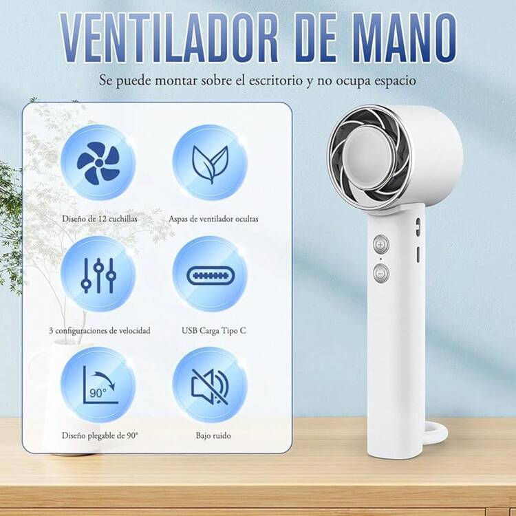 Handle Fans - WHITE - View 6