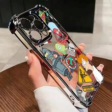 Fundas Divertidas de Sorpresa con Grafiti para iPhone 16 15 14 13 12 11 Pro Max X XR XSMAX 8 8 Plus, Cubierta Trasera Suave y Transparente Anticaída - Color 1 - Ver 5