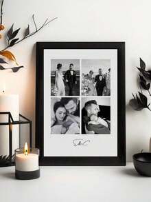 Customizable Simple Design Photo Frame, Table Top Or Wall Mount Picture Frames Room Decor Gift Ideas, Valentine's Day, Valentine's Day Decor 1pc High-Quality,Stylish Custom,Personalized,Unique Ideal Gifts For Her Boyfriend,Girlfriend For Valentine's Day,For Anniversaries,For Weddings Living Room,Home Birthday Graduation