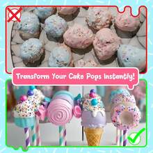 4 件蛋糕棒棒糖模具套装 - 心形/圆形/扁平/纸杯蛋糕形，手动塑料 DIY 烘焙工具，不粘，适用于蛋糕棒棒糖、棒棒糖、迷你蛋糕、生日派对/婚礼/迎婴派对烘焙配件、圣诞装饰模具、圣诞工艺材料、圣诞装饰模具、圆形模具、蛋糕棒棒糖材料、蛋糕棒棒糖模具形状、蛋糕模具、蛋糕棒棒糖模具、星形蛋糕棒棒糖模具 - 彩色 - 查看 5