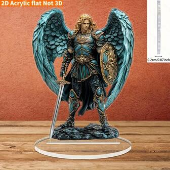 1件装 2D 精致生命树亚克力桌面摆件 - 精美桌面装饰品，家居办公完美礼品，适用于卧室、咖啡厅和客厅（7.08 英寸 x 7.08 英寸）