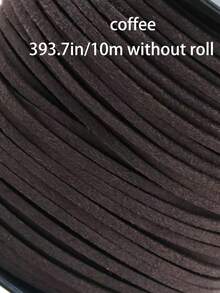 10m/Roll 2.5mm Faux Suede Cord, Handmade Rope, Bracelet DIY Jewelry Accessory String - Multicolor - View 24
