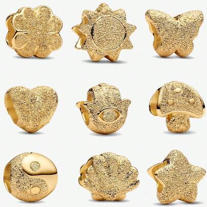 1 Charm Pendant Silver Plated FIT Bracelet Necklace DIY Anniversary, Engagement Party, Jewelry, Gifts