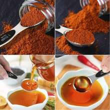 9/8 Piece Set Double-Sided Magnetic Measuring Key, Suitable For Liquid And Dry Raw Materials, Suitable For Spice Jars, Accurate Measurement - Multicolor - View 10