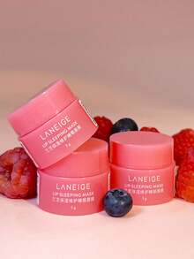 Laneige 3克*5片唇部睡眠面膜（浆果味），滋养、深层补水并修护干燥、起皮的唇部。温和去除唇部角质，提亮唇色，令双唇柔软光滑，不粘腻。适合夜间使用。3克/0.11盎司*5片 | 韩国化妆品，韩国彩妆 - 3g*5 - 查看 8