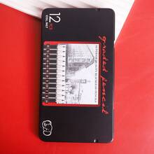 12P 2H/H/FB/HB/2B/3B/4B/5B/6B/7B/8B Sketch Pencil Set Art Drawing Drawing Pencil Iron Box Set Stationery Supplies ,Artist Drawing Sketching Pens,StudenPainting Pencil Set Art Specific Paintbrushes,Creative Writing Art Supplies