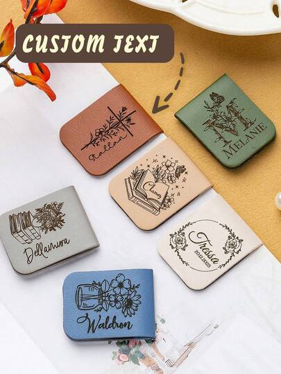 1Pc Custom Magnetic Bookmark, Leather Bookmark, Reader Gift, Gift For Her, Gift For Bookworms, Book Lover, Bible Reading Gifts For Book Lovers, Sharing Gift Back To School, Personalized Christmas Gifts,Desert Fall Cozy