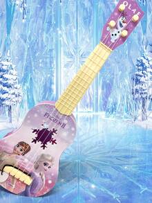 Disney 1Pc Frozen II Classical Ukuleles Guitar Musical Instrument Beginners, Interactive Parent-Child Music Toy.Creative Toy Realistic 4 String Guitar Ukulele. - Multicolor - View 3