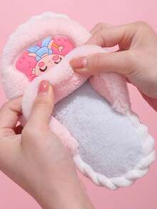 1 Pair Girls Cute Princess Slippers, Indoor Warm Home Wear For Kids, Suitable For Autumn/Winter