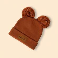 6pcs Baby Knit Hats, 8 Colors Available, Thick & Warm For Winter, Minimalist & Cute Style, Suitable For 1-6 Years Old Children Outdoor Hiking/Skiing And Daily Winter Wear