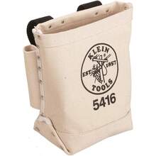 Klein Tools 5416 Tool Bag With BullPin Bolt Pouch And Belt Strap Connect 5 X 10 X 9Inch