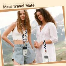 Phone Lanyard cordn de telfono Unisex adulto - 150cm/40cm + Blanco y negro - Ver 10