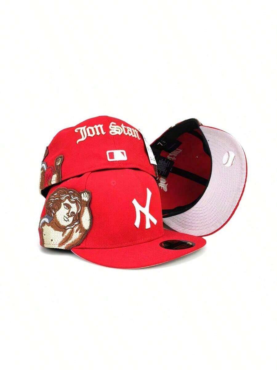 Gorra de Béisbol 2025 - Gorra Ajustable Unisex | Diseño Clásico + Transpirable | Ideal para Deporte y Moda - Nueva York rojo - Ver 1