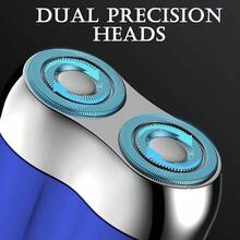 RAF 紧凑型电动剃须刀 - 可充电 300mAh 锂电池，适合旅行，双刀片，4 种颜色可供选择，完美的父亲节礼物，小巧便携，适合商务旅行和节日礼物