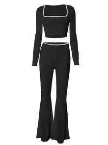 Seksowny i wygodny, rozkloszowany strój z elastyczną talią i niskim stanem