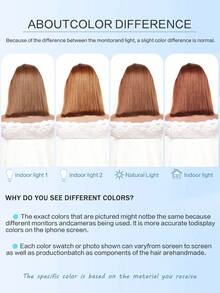 4号棕色波波头假发,蕾丝前额,真人发混纺,直发透明棕色波波头假发,即戴即走,无需胶水,预先拔毛,女士短款波波头假发,6-16英寸(混纺假发 - 真人发和合成纤维混合)真人发混纺假发/女士真人发混纺假发/真人发混纺蕾丝前额假发/无需胶水假发/漂白发结/预先拔毛/蕾丝假发/化妆舞会/万圣节 - S4 - 查看 10