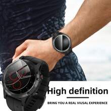 3 pezzi Pellicola protettiva per schermo ad alta definizione per Garmin Fenix 5/5 Plus, Fenix 5s, Fenix 5x/5x Plus, in vetro temperato 9H, ultra-chiara, resistente ai graffi, superficie liscia, sensibile al tocco, accessori da orologio alla moda per uomo e donna