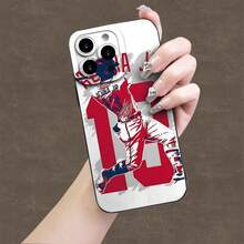 A  And Stylish Mobile Phone Case Featuring A Dynamic Baseball Player Design, Perfect For Both Men And Women, Compatible With Iphone. - màu đen - Xem 4