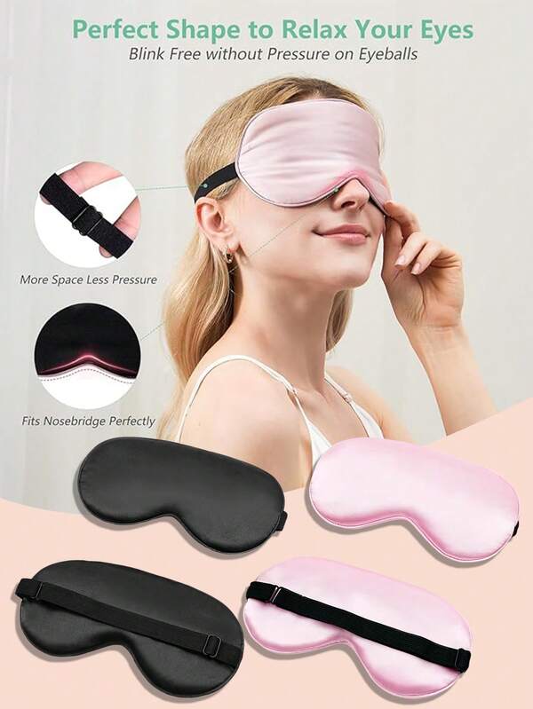 قناع نوم للنساء والرجال، غطاء عين مبرد للتظليل، للنوم أثناء السفر والراحة خلال الغداء والاسترخاء وتخفيف التعب، لوازم العودة إلى المدرسة، هدايا عيد الميلاد والعطلات، قناع نوم للنوم في عيد الميلاد وعيد الهالوين