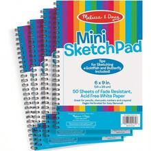 And Doug MiniSketch SpiralBound Pad 6 X 9 Inches 4Pack - White - View 1