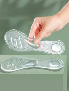 1 双女士高跟舒适凝胶鞋垫 - 防滑、缓冲支撑和按摩效果鞋垫，隐形减震鞋垫，适用于高跟鞋和凉鞋 - 彩色 - 查看 2