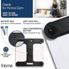 - Bscula digital WiFi inteligente para peso corporal, bscula de peso, incluye IMC, grasa corporal, masa muscular, pilas incluidas WiFi inteligente negro - Una talla + Blanco - Ver 5