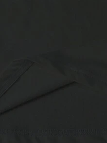 Women's Long Sleeve Base Layer Thermal Lined Solid Color Thermal Underwear Top, Super Soft For Outdoor, Casual, Home Wear, Suitable For Cold Weather, Fall / Winter - Black - View 7