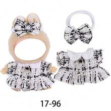 Bộ trang phục có thể thay đổi 17cm cho búp bê Móc khóa (Chỉ có váy, không bao gồm búp bê và giày) - Nhiều màu - Xem 9