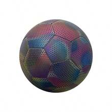 1 szt. Profesjonalna piłka nożna w jaskrawym fluorescencyjnym zielonym kolorze – wysokiej jakości piłka meczowa z poliuretanu do treningu na świeżym powietrzu