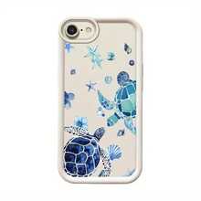 A Phone Case Suitable For The For Iphone SE (2022) Featuring A Stylish Turtle Design, Combining High Quality And A Playful Aesthetic.It'S Lightweight, Minimalistic, And Offers Good Protection While Being Easy To Clean.This  And Cute Case Is Perfect For Young, With A Unique And Creative Touch That Stands - White - View 3