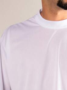 KIT 5 Men's Oversized Dry Fit T-Shirt Streetwear Shirt High Neck Premium Polyester - Nhiều màu - Xem 6