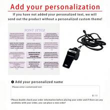 1PC Customized Personalized Engraved Whistle Lanyard, Soccer Engraved Whistle, Sports Whistle, Stainless Steel Whistle, Personalized Whistle, Whistle Keychain, Gifts For Coaches/Referees/Lifeguards, Gifts For Physical Education Teachers, Graduation, Back-To-School Gifts, Soccer Gifts, Parties, Christmas, Birthdays, Anniversaries, Halloween Gifts