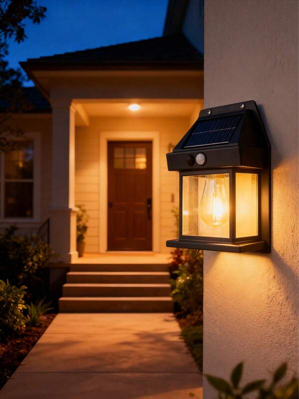 ضوء حائط خارجي يعمل بالطاقة الشمسية فائق السطوع موديل 2025 ، مصباح سلك التنجستن الرجعي ، مصنوع من الألومنيوم المصبوب ، بتصميم عتيق بسيط ، باللون الأسود/الأبيض ، بشكل حامل حائطي منحني ، مقاوم للماء + قاعدة تركيب مقواة ، مع حساس ضوئي + مقاوم للماء + إضاءة ، مناسب للفيلا والحديقة والممر الخارجي طوال العام