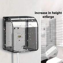 1个防水插座盖，翻盖设计，使用方便，保护家人用电安全，防止水漏进插座造成危害，还能防止手指意外进入插座 - 彩色 - 查看 1