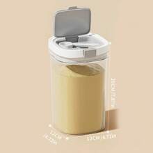 Milk Powder Canister, Light-Proof Airtight Container, Moisture-Proof Portable Baby Milk Powder Box, Large Capacity Divider Box, Milk Powder Dispenser, Divider Box, Storage Box