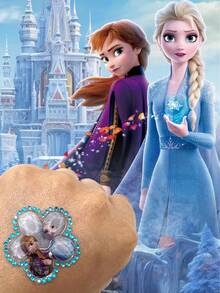 Frozen Princess Crystal Rhinestone Stickers Rhinestone Stickers.Shimmering Rhinestones For DIY Crafts, High-Quality Acrylic Gems, Easy To Apply, Dazzling Decorative Stickers, Compact And Ideal For Creative Projects. - Multicolor - View 3