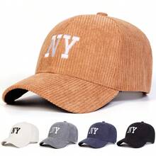1pc Women's NY Leopard Letter Embroidered Baseball Cap, Casual Street Fashion Hat For Spring, Autumn Season, Traveling, Vacation, Beach - Multicolor - View 8