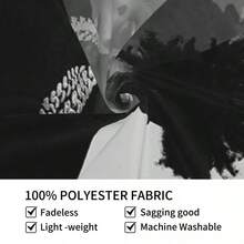 YoungBoy Rapper Music Tapestry Wall Hanging Printed Polyester Wall Tapestry Fantasy Blanket Room Decor Wall Cloth - Multicolor - View 4