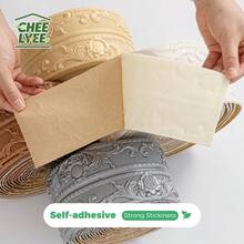 CHEE LYEE 1/4 Roll Sxp Self-Adhesive Edge Banding Strip Sxp Waistline Sticker Foam Self-Adhesive Corner Trim 8mm Thickened Version Box Packaging Peel-And-Stick Suitable For Various Corners Ceiling Office Warehouse Living Room Door Frame - Multicolor - View 5