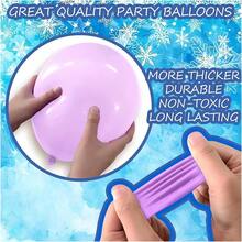 148 Pcs Frozen Birthday Party Decor Blue Purple Snowflake Foil Balloons DIY Balloon Arch For Birthday Balloons Baby Shower Wedding Graduation Party Decorations