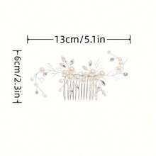 مشط شعر بلاستيك ABS أنيق وعصري، مناسب للحفلات والزفاف والعروس، لجميع المواسم