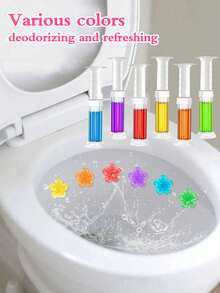 jakehoe Toilet Flower Cleaner, Suitable For Bathroom Toilet Deodorizing, Cleaning Odor, Urine Stains And Descaling Cleaner, Send Family And Friends Holiday Gifts (New And Old Models Are Sent Randomly)