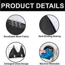 IDopick Dog Grooming Hammock Set For Dogs And Cats Air Mesh Pet Grooming Helper For Nail Clipping With Nail Clipper Pet Comb And Nail File Dog Hammock Washable Middle