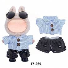 新款 17 厘米 娃娃衣服，适合第一代、第二代、第三代 17 厘米娃娃，多功能服装套装（不含娃娃和眼镜） - 彩色 - 查看 11